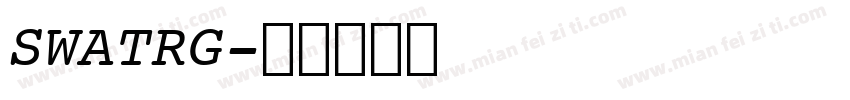 SWATRG字体转换