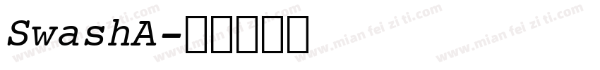 SwashA字体转换