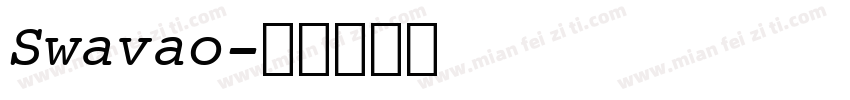 Swavao字体转换