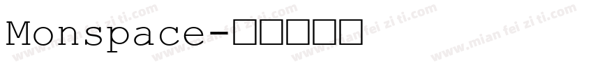 Monspace字体转换