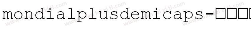 mondialplusdemicaps字体转换