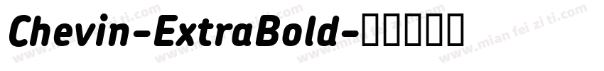 Chevin-ExtraBold字体转换