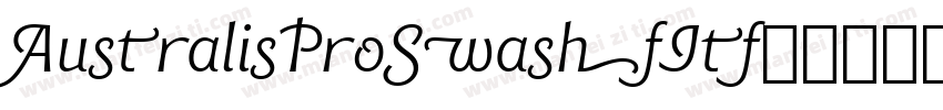 AustralisProSwash-It字体转换