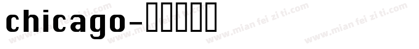 chicago字体转换