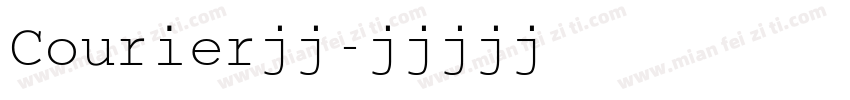 Courier普通字体转换