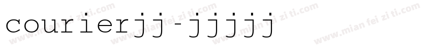 courier字库字体转换