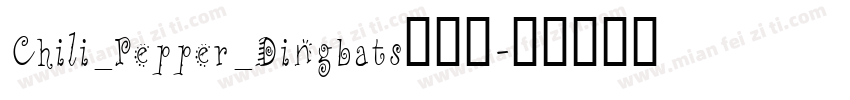 Chili_Pepper_Dingbats手机版字体转换