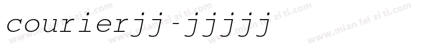 courier字体字体转换