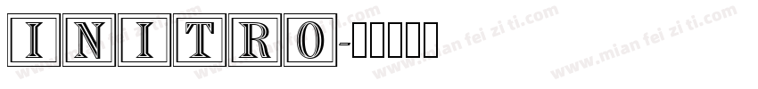 INITRO字体转换