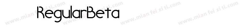 华文综艺RegularBeta字体转换