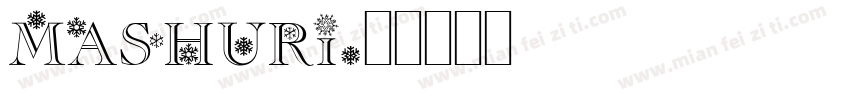 MASHURI字体转换