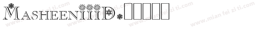 MasheenIIID字体转换