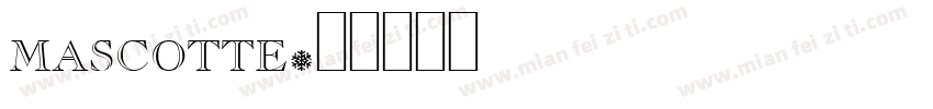 mascotte字体转换