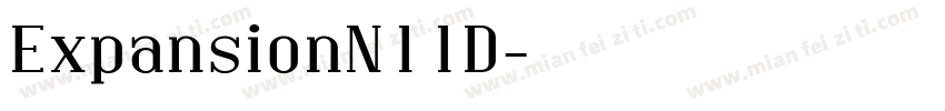 ExpansionN11D字体转换
