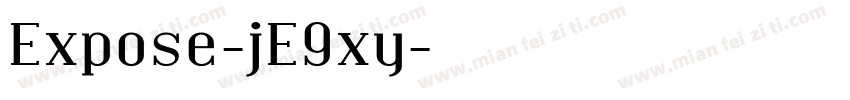 Expose-jE9xy字体转换