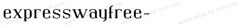expresswayfree字体转换