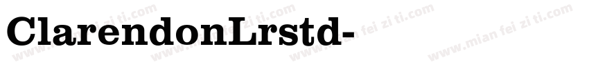 ClarendonLrstd字体转换