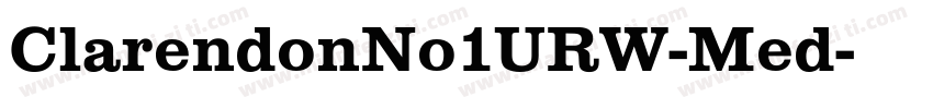 ClarendonNo1URW-Med字体转换