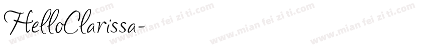 HelloClarissa字体转换