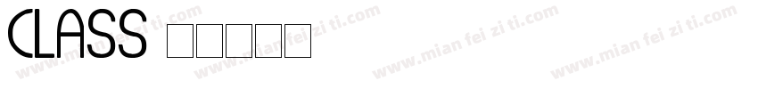 class字体转换