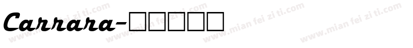Carrara字体转换