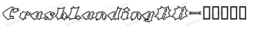 CrashLandingBB字体转换