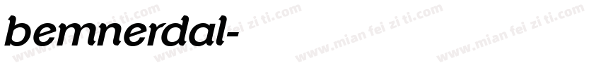 bemnerdal字体转换