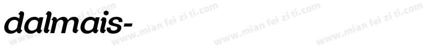 dalmais字体转换