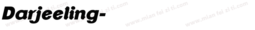 Darjeeling字体转换