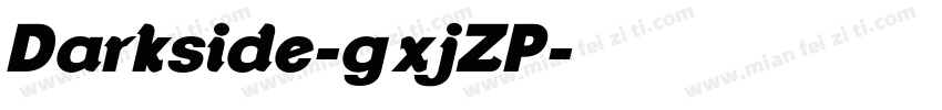 Darkside-gxjZP字体转换