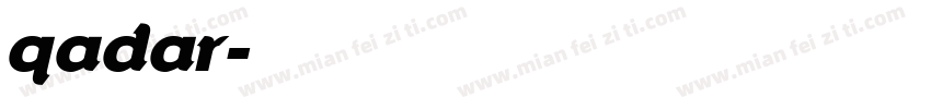 qadar字体转换