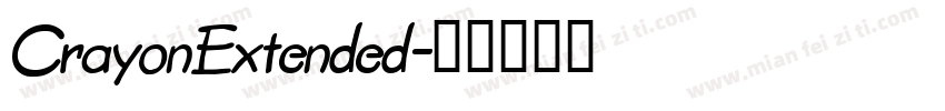 CrayonExtended字体转换
