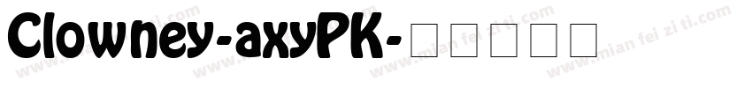 Clowney-axyPK字体转换