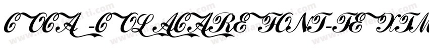 COCA-COLACAREFONT-TEXTMEDIUM--GB1-0字体转换