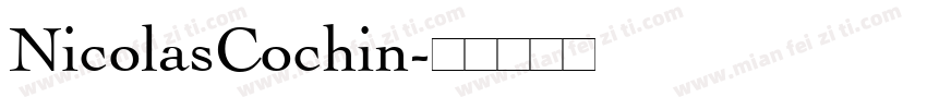 NicolasCochin字体转换