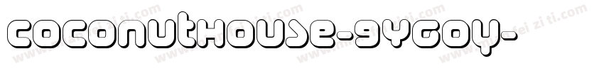 CoconutHouse-9YG0y字体转换