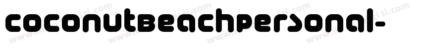 CoconutBeachPersonal字体转换