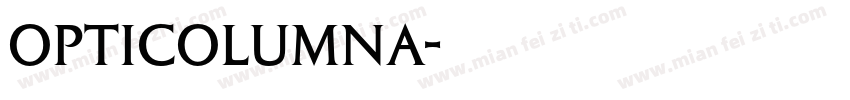OPTIColumna字体转换