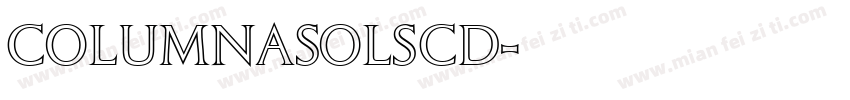 ColumnaSolSCD字体转换