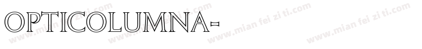 OPTIColumna字体转换