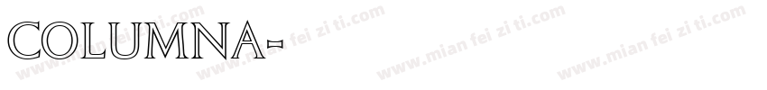 columna字体转换