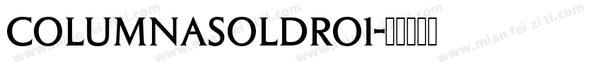 ColumnaSolDRo1字体转换