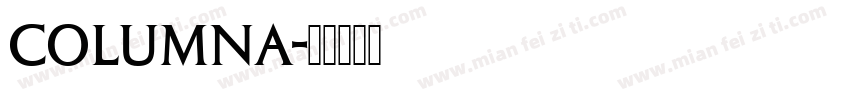 columna字体转换