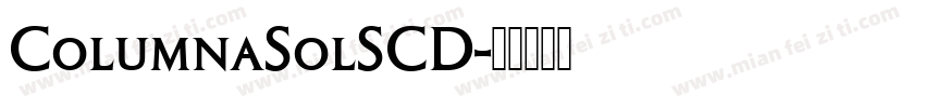 ColumnaSolSCD字体转换