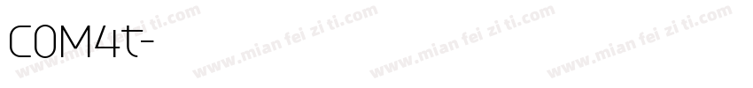 COM4t字体转换