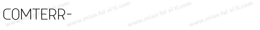 COMTERR字体转换
