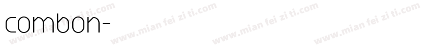 combon字体转换