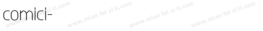 comici字体转换