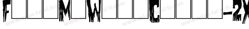 FillMeWithColor-2Xn3字体转换