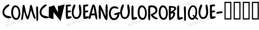 comicNeueanguloroblique字体转换